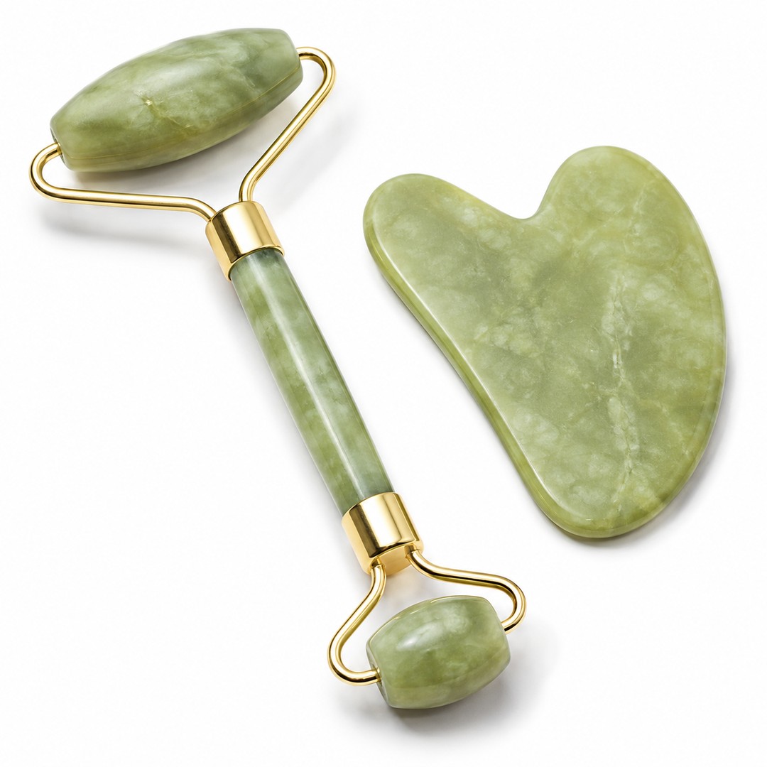 Jade Face Roller Set